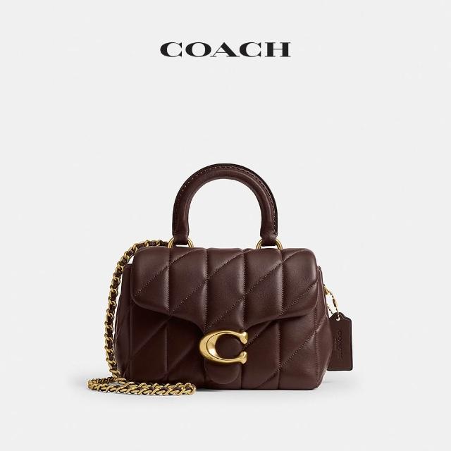 【COACH】蔻馳官方直營 TABBY 絎縫裝飾頂部手提把手袋 斜背包 側背包 手提包-多色任選(CCC12)