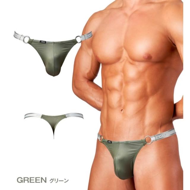 【GX3】日本 GX3 莫蘭迪色性感扣環丁字褲 T-BACK後空內褲 沉穩色系 1條裝 男性內褲 K2411