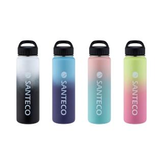 【SANTECO】官方直營 SOLUND 雙飲運動保溫壺 710ml 4色(漸層美型保溫杯)