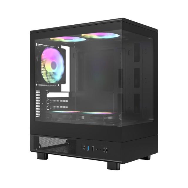 【技嘉平台】U5十核GeForce RTX5060{黑鏡4}電競電腦(U5 225/B860/32G D5/2TB_M.2)