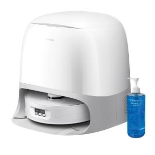 【Roborock 石頭科技】限量熱燒新品! Qrevo Curv 2 Flow搖滾巨星掃拖機-潔淨組(滾筒拖地/2萬Pa/熱水洗烘)