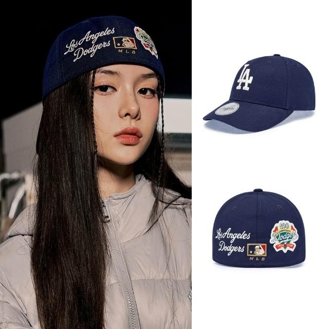 【MLB】硬頂棒球帽 全封帽 KARINA同款/TWS同款 道奇/洋基隊 (3ACPBB26N-三款任選)