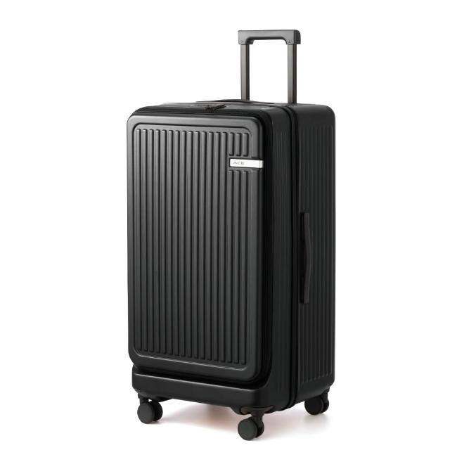 【ACE BAGS＆LUGGAGE】31吋 JOLLY2 前開式可擴充直紋大容量胖胖箱(多色可選05029)