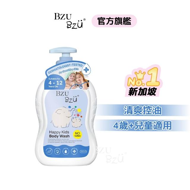 【BZU BZU】兒童沐浴乳 600ml(清爽溫和/保濕水潤 任選)