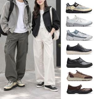 【Clarks】休閒女鞋 休閒鞋/厚底鞋/運動鞋/微風跑