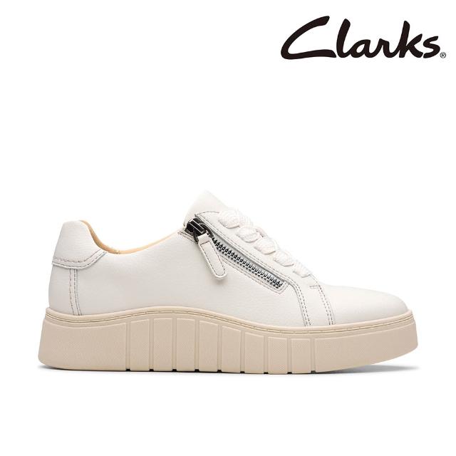 【Clarks】休閒女鞋 休閒鞋/厚底鞋/運動鞋/微風跑