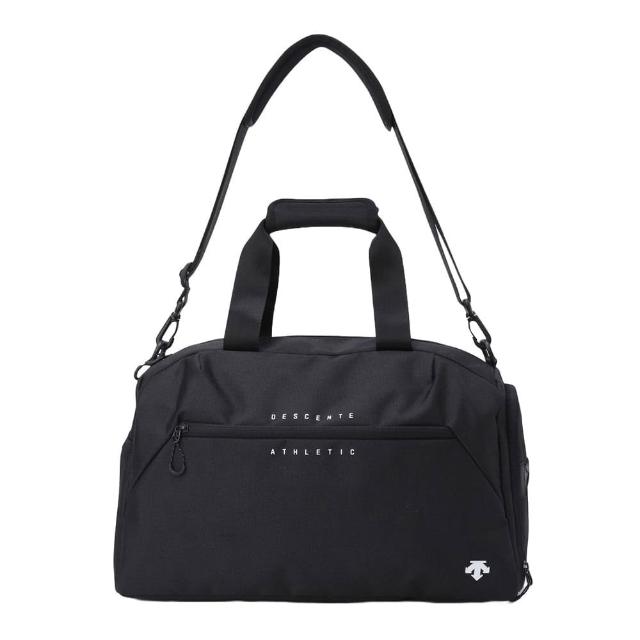 【DESCENTE】迪桑特 中性 S號運動訓練包 健身包 斜背包(黑色)