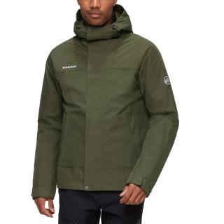 【Mammut 長毛象】Treeline HS Thermo Hooded AF GTX防水羽絨保暖連帽外套 深沼澤綠 男款 #1010-32220