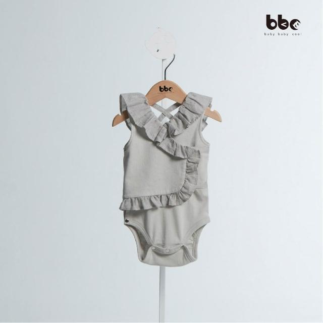 【baby baby cool】天使露背荷葉包屁衣 嬰幼童裝(有機棉童裝 bbc童裝 嬰幼童裝 童裝)