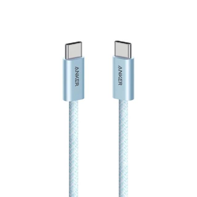 【Anker】官方授權直營 A121D Nano 45W 螢幕充電器+A8060 240W Type-C 耐髒充電線-1m(顏色任選)