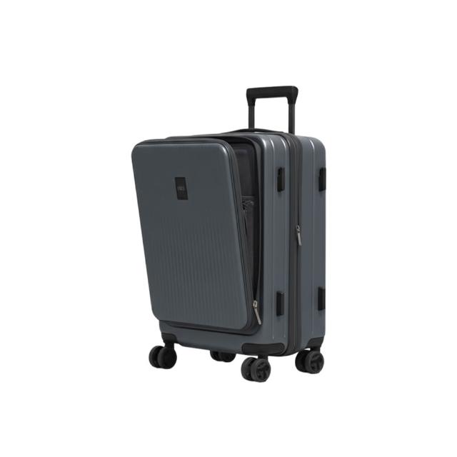 【GTG】旅快箱 20吋前開/上掀登機箱 (商務出差/雙充電孔/筆電層/杯架/擴充/行李箱)