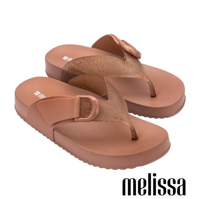 【Melissa】雨天不狼狽！時尚防水果凍厚底平底涼鞋拖鞋 (任選均一價)