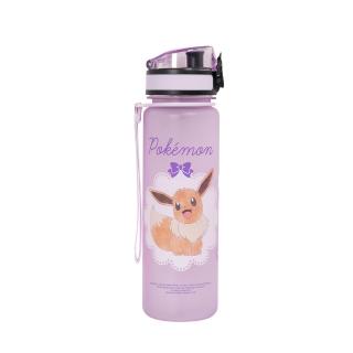 【IMPACT 怡寶】寶可夢伊布彈蓋Tritan水壺／水杯/水瓶（500ML）附提繩-粉紫