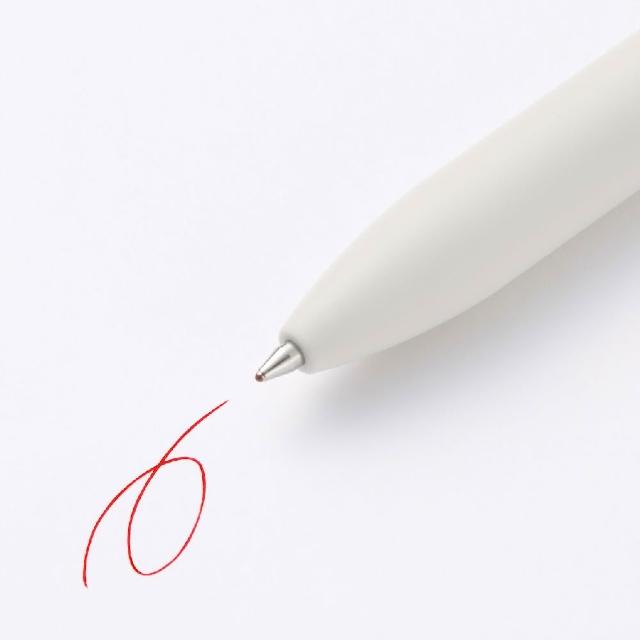 【MUJI 無印良品】滑順按壓油性原子筆 0.5mm/0.7mm(紅/黑/藍)