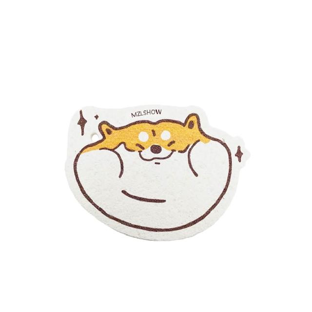 【Finger Pop 指選好物】木漿棉洗碗海綿-10入(菜瓜布 洗碗布 木漿海綿 木漿棉)