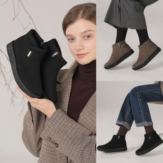 韓國FLOZU美麗諾羊毛輕量踝靴