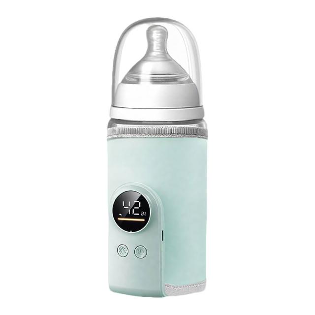 嬰兒奶瓶保溫套 Type-C快充可攜式溫奶器 熱奶器 加熱恆溫杯套 奶瓶加熱保溫 6檔調溫 智能數顯 618