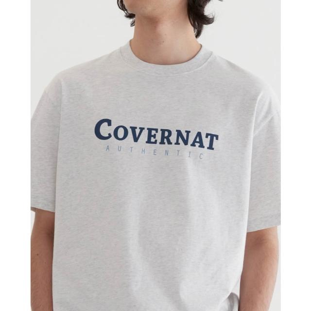 【COVERNAT】官方旗艦館 男女款- Logo短袖T恤 (UNI短袖上衣 黑/萊姆綠/燕麥/白色)
