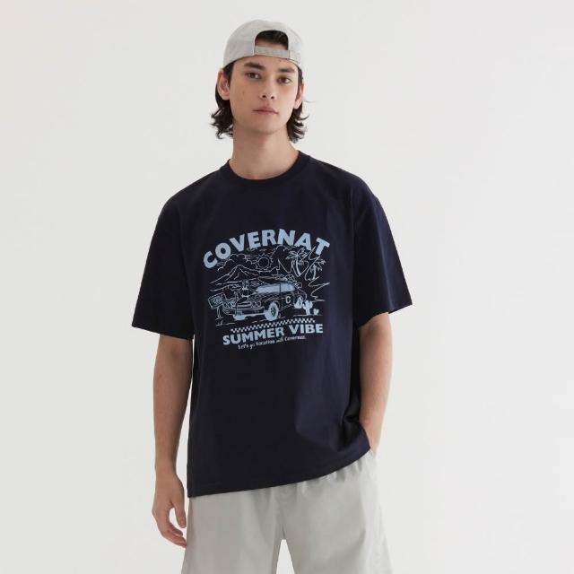 【COVERNAT】官方旗艦館 男女款-Logo圖案短袖T恤(多款任選)