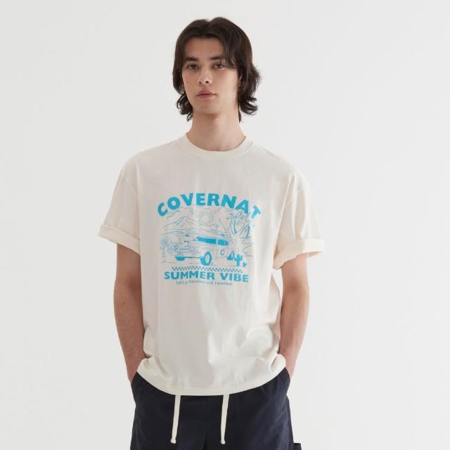 【COVERNAT】官方旗艦館 男女款-Logo圖案短袖T恤(多款任選)