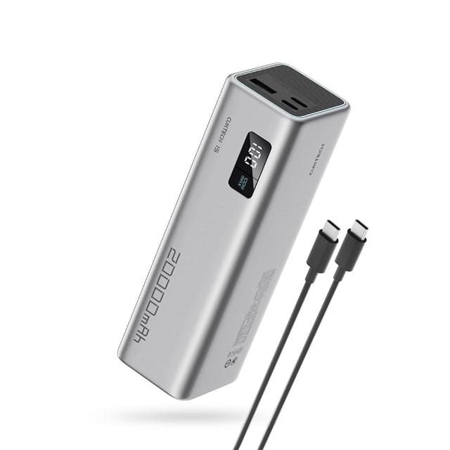 【CUKTECH 酷態科】15號SE 20000mAh 100W 2C1A 行動電源(PB200 Wh 數顯 可充筆電 大陸3C認證 CCC)