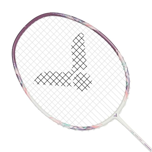 【VICTOR 勝利體育】突擊THRUSTER 羽球拍 4U/5U(TK-HAWK PRO S/J 太空銀/萱草紫)