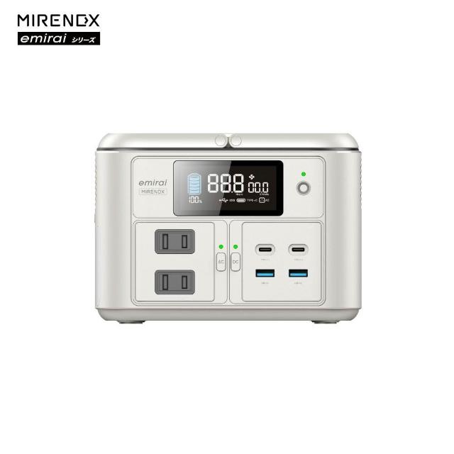 【MIRENEX】emirai NEX430儲能小瓦力PRO！手掌大儲能電站再進化！(戶外防災露營小電站/安全耐用磷酸鐵鋰)
