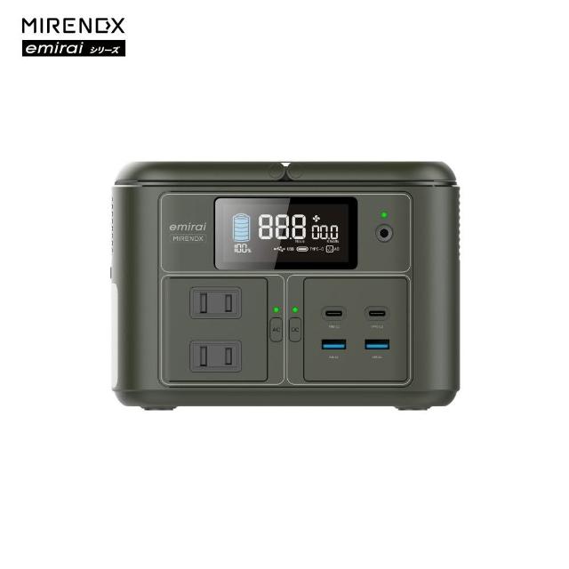 【MIRENEX】emirai NEX430儲能小瓦力PRO！手掌大儲能電站再進化！(戶外防災露營小電站/安全耐用磷酸鐵鋰)