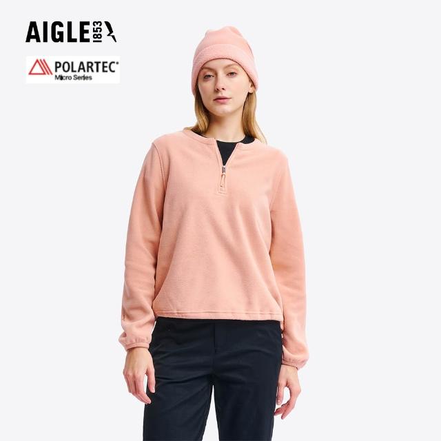 【AIGLE】男女款 POLARTEC 刷毛保暖罩衫｜AG-5A133/AG-5A244(女上衣 男上衣 罩衫 保暖上衣 刷毛衣)