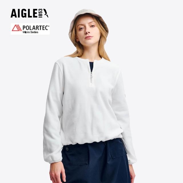 【AIGLE】男女款 POLARTEC 刷毛保暖罩衫｜AG-5A133/AG-5A244(女上衣 男上衣 罩衫 保暖上衣 刷毛衣)