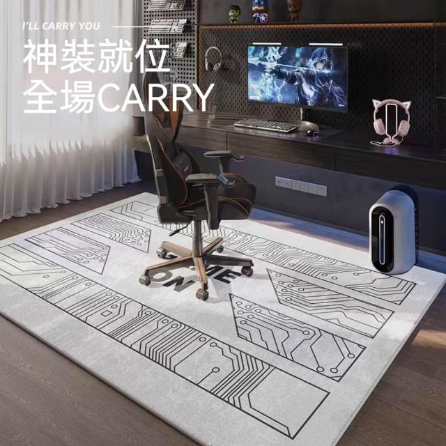 【匠俱】電競房降噪隔音地毯 加厚絨布 120x180cm(電競毯 地毯 地墊 隔音 電腦椅 電競房)
