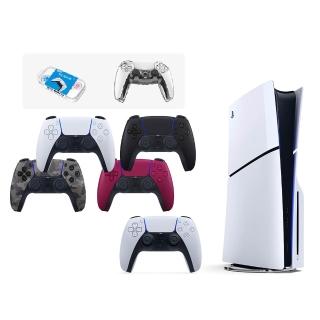 【SONY 索尼】PS5 SLIM 2118光碟版+《原廠手把套組 顏色任選》(CFI-2118A01)