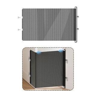 14706090 OL 【Petfun】寵物伸縮免打孔安全門欄125x68cm(寵物門欄/免打孔圍欄/狗圍欄/樓梯柵欄/捲簾設計/伸縮圍欄)