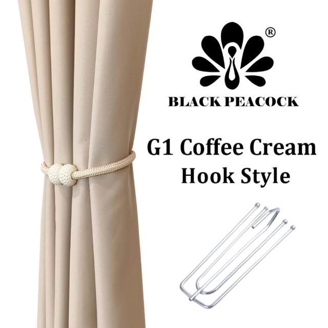 【BLACK PEACOCK 黑孔雀】純色遮光窗簾單片寬150*高170CM-1片入(半腰窗簾 門簾 風水簾 多色可選)