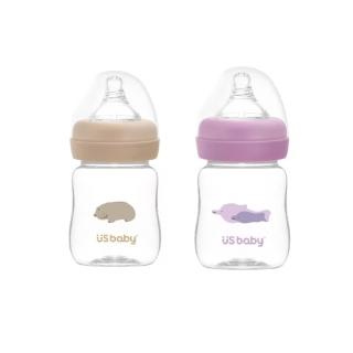【US BABY 優生】真母感TRITAN奶瓶寬口徑S-160ml；3入(TRITAN奶瓶 奶瓶 嬰兒奶瓶)