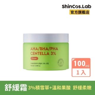 【ShinCos.Lab】韓國積雪草3%舒緩霜100ml(輕盈不黏膩   即效舒緩保濕)