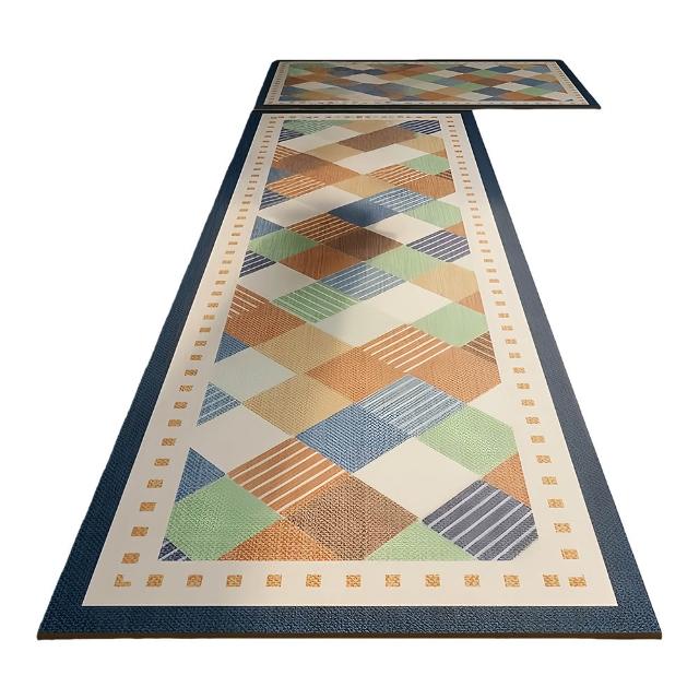 【LZQ】買長送短 美式珪藻土廚房地墊 40*60+40*120cm 吸水防油腳踏墊 防滑地墊 浴室地墊 玄關墊 刮泥地毯
