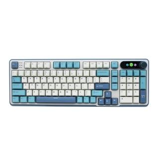 【RK ROYAL KLUDGE】S98 空山藍語配色 三模無線機械鍵盤(雪皇軸 PBT鍵帽 注音鍵盤 辦公鍵盤)