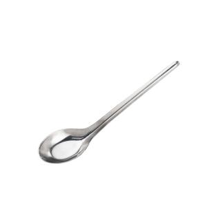 【SHIMOYAMA 霜山】304不鏽鋼長柄元寶勺/醬料匙/調羹/餐匙-3入(不鏽鋼湯匙/家用西瓜勺/甜點勺)