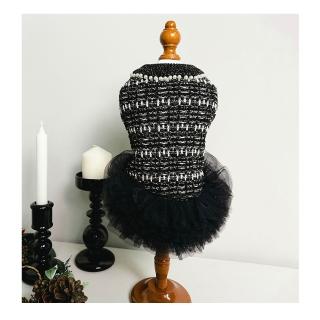 【Maison Pomette】小香風公主裙.黑色 狗狗衣服 S-XL(瑪頌·波美特)