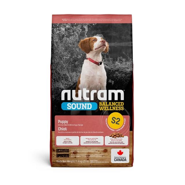 【Nutram 紐頓】S10/S2/S6/S8/S9均衡健康系列狗飼料 11.4kg/25lb(幼犬/成犬/老犬、狗糧)