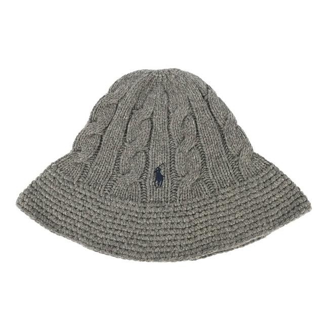 【RALPH LAUREN】POLO刺繡泰迪熊羊毛混紡羅紋針織圍巾/毛帽(任選)
