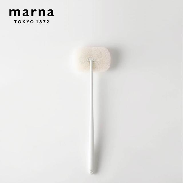 【MARNA】長柄浴室清潔海綿刷(衛浴刷/清潔刷)