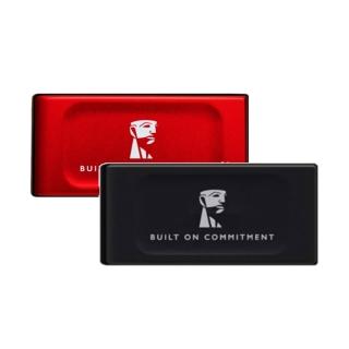 【Kingston 金士頓】XS1000 2TB USB 3.2 Gen 2 外接式 SSD 固態硬碟(霧黑色/星曜紅)