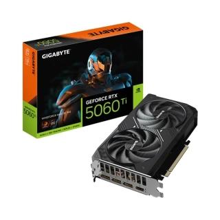 【GIGABYTE 技嘉】GeForce RTX™ 5060 Ti WINDFORCE MAX OC 16G 顯示卡(GV-N506TWF2MAX OC-16GD)