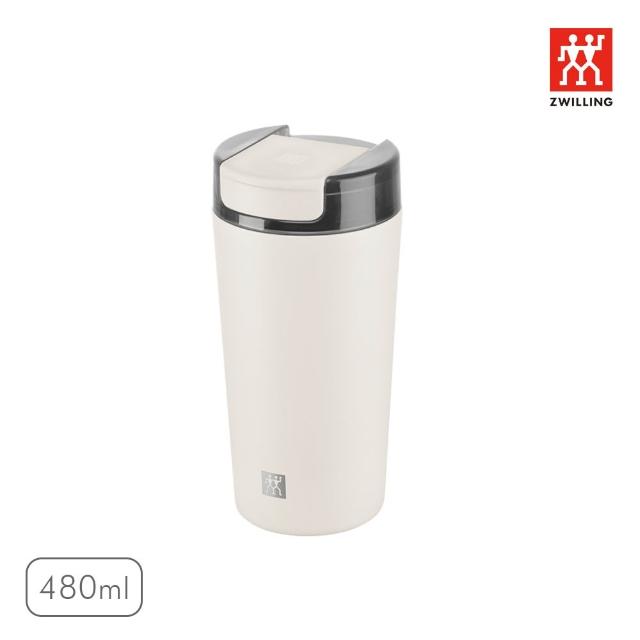 【ZWILLING 德國雙人】THERMO PLUS 316L不鏽鋼保溫保冰咖啡杯480ml-2色任選(德國雙人牌集團官方直營)