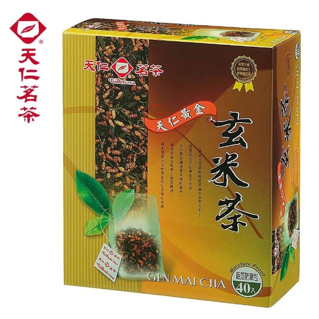 【天仁茗茶】袋茶茶包40入(高山烏龍茶原片/鮮綠茶原片/阿薩姆紅茶原片/黃金玄米茶/菊花普洱茶)