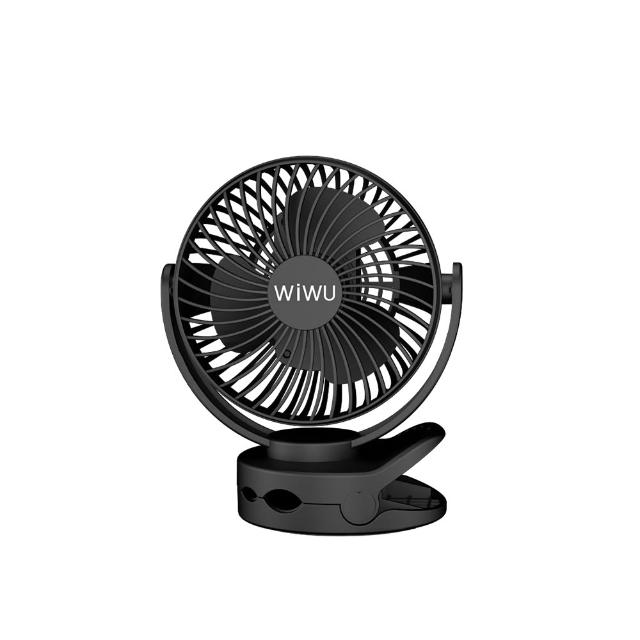【WiWU】寵物推車 二代多功能USB充電夾式涼風扇(靜音大風量/貓狗/散熱/隨身小風扇)