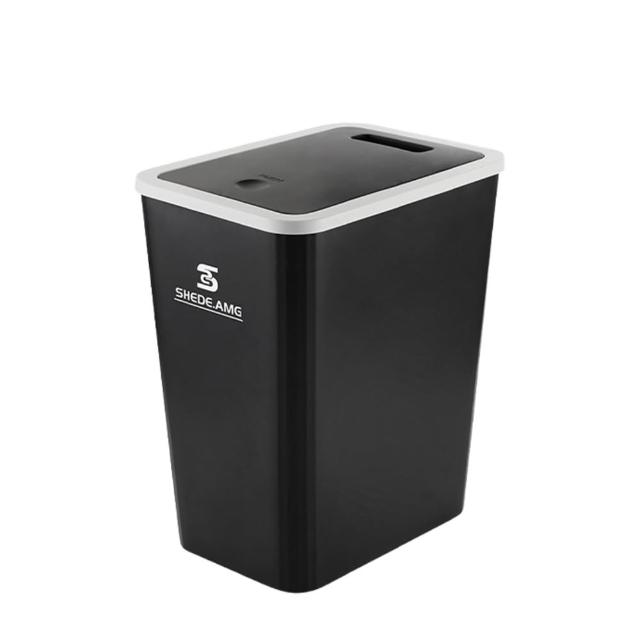 【極美家居】按壓式垃圾桶-13L(垃圾桶大容量 廚房垃圾桶 廁所垃圾桶 大垃圾桶 按壓式垃圾桶 廚餘桶)
