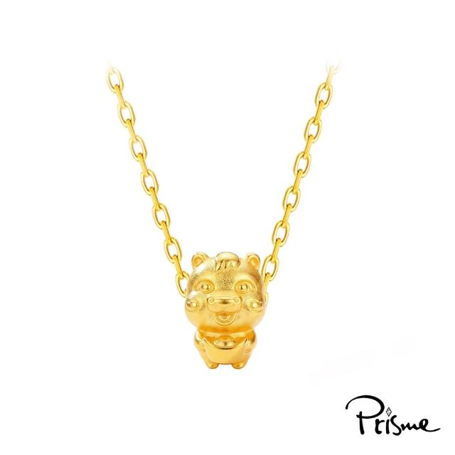 【Prisme】黃金墜項鍊 小馬福星 純金999墜 贈鈦鍍金項鍊 多款 (金重：約0.02錢±0.01)